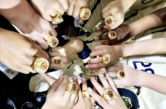 11u Navy Championship Rings Ballparks of America